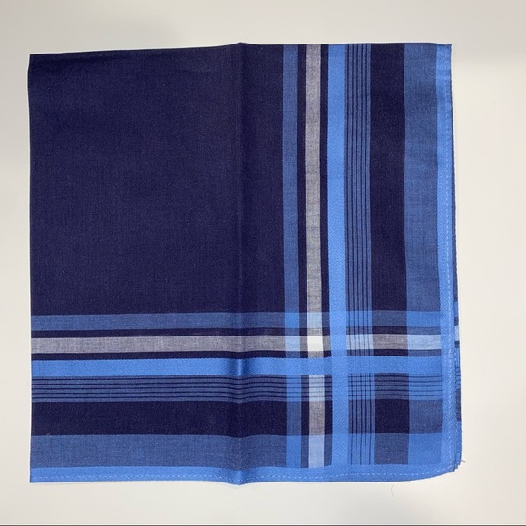 Men’s Blue Handkerchief - Picture 1 of 2